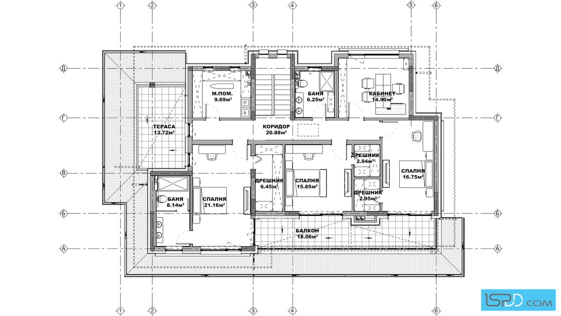План на втори етаж