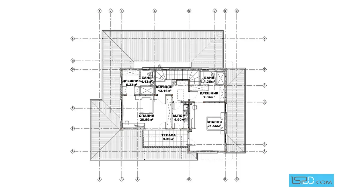 План на втори етаж