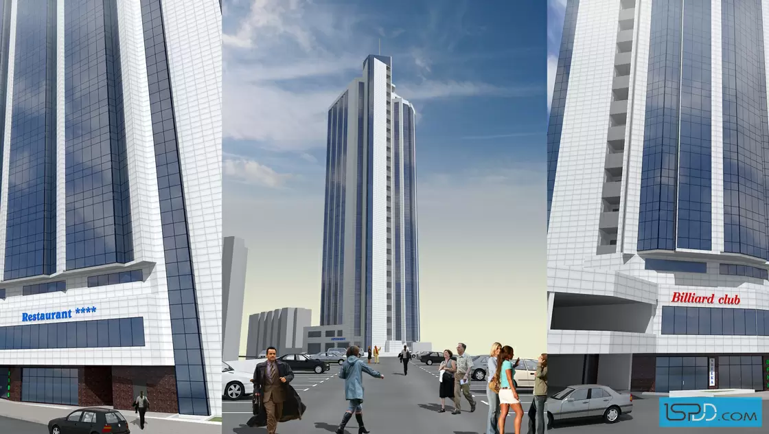 Високоетажна многофункционална сграда