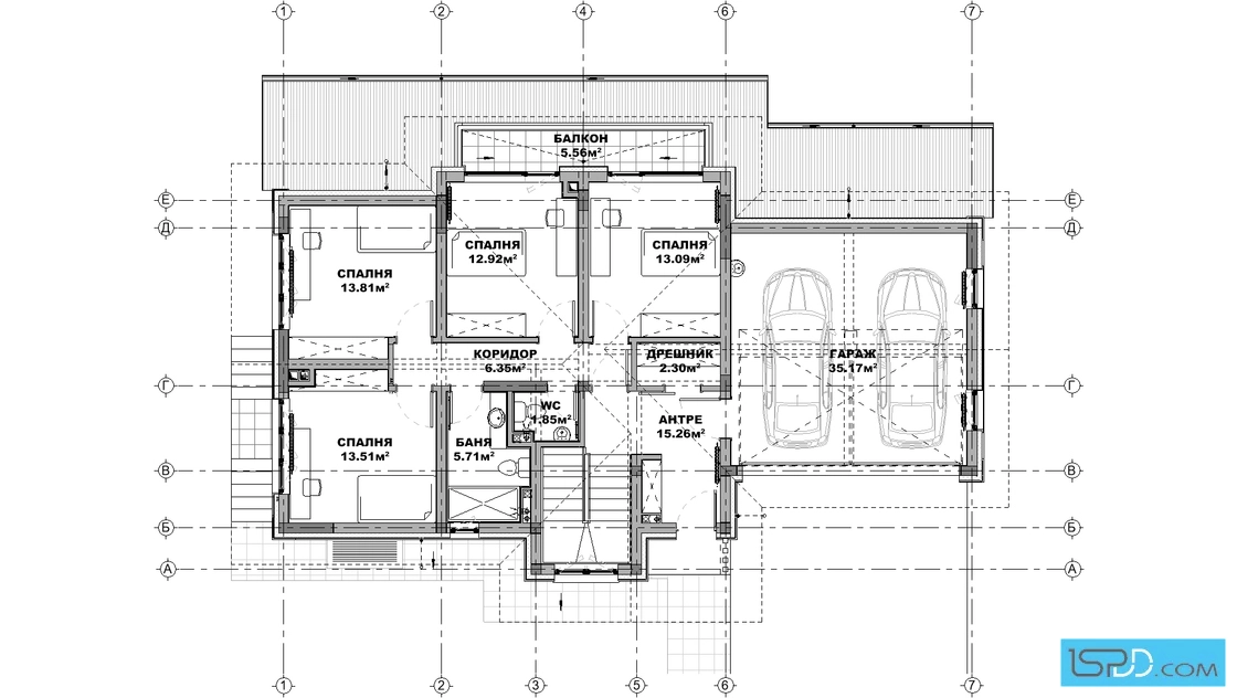 План на втори етаж