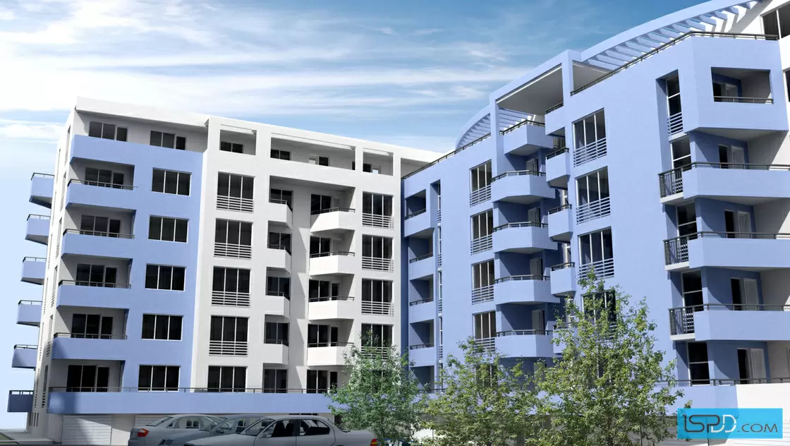 Жилищна група с търговски център