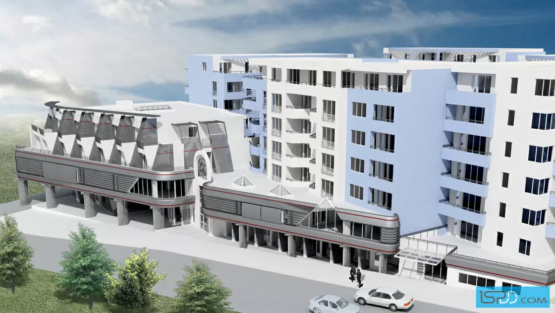 Жилищна група с търговски център