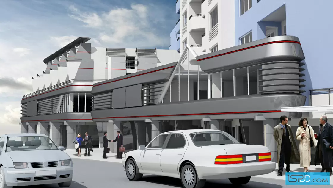 Жилищна група с търговски център