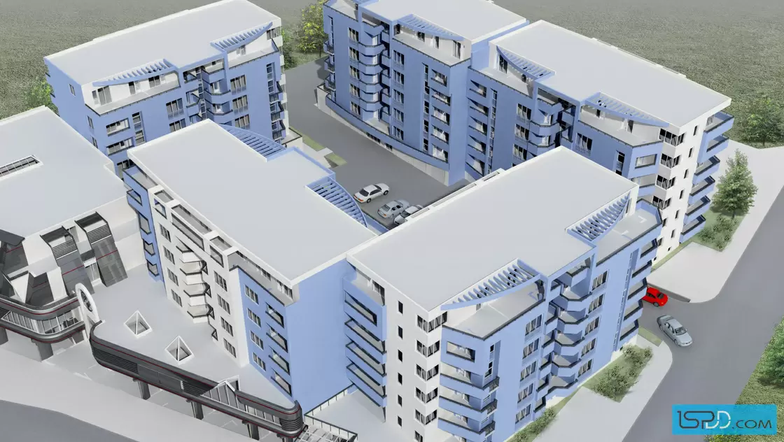 Жилищна група с търговски център