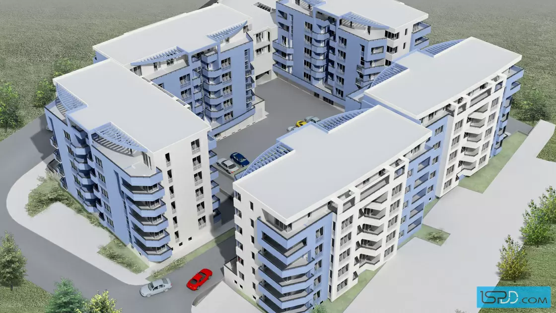 Жилищна група с търговски център