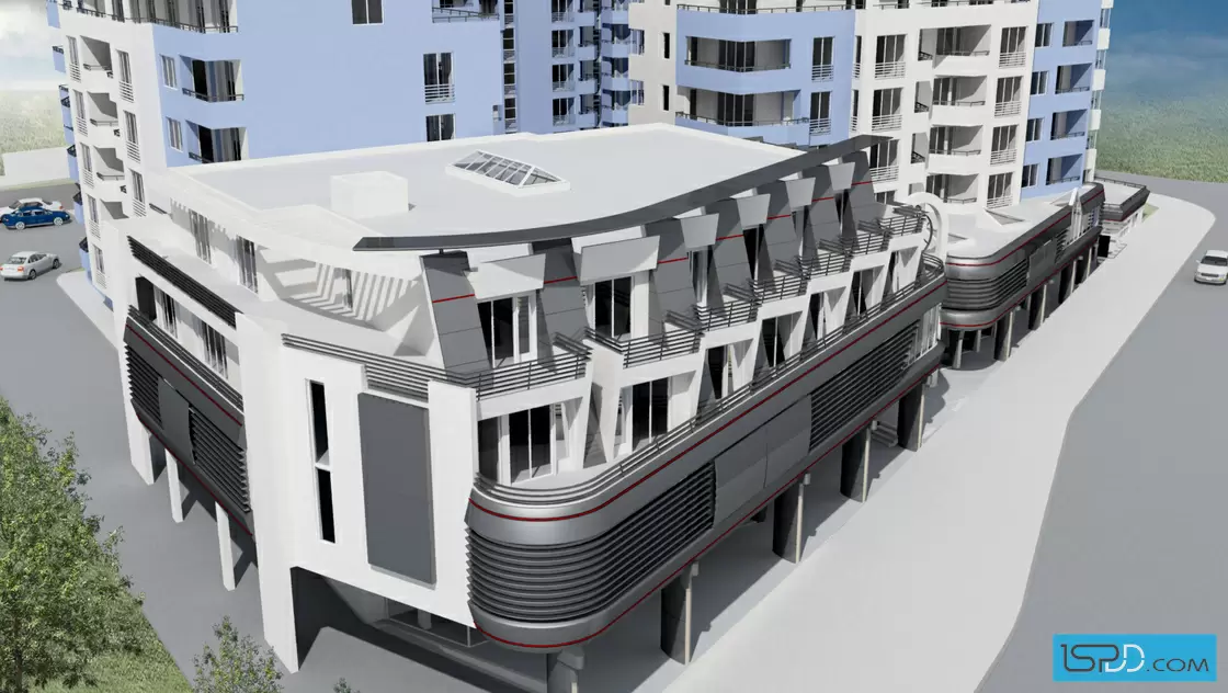 Жилищна група с търговски център