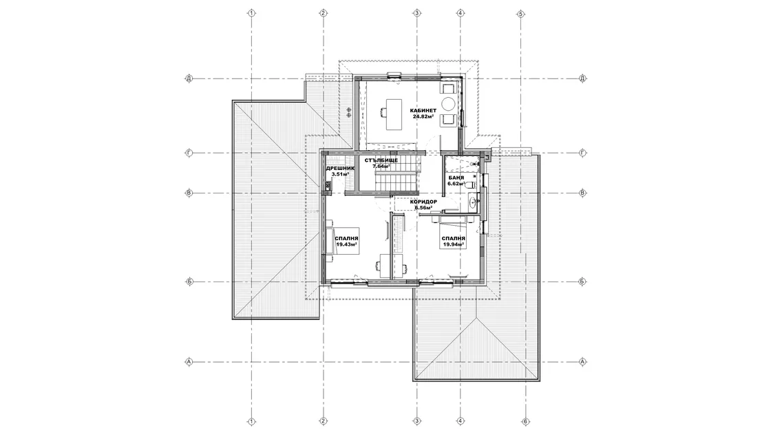 План на втори етаж