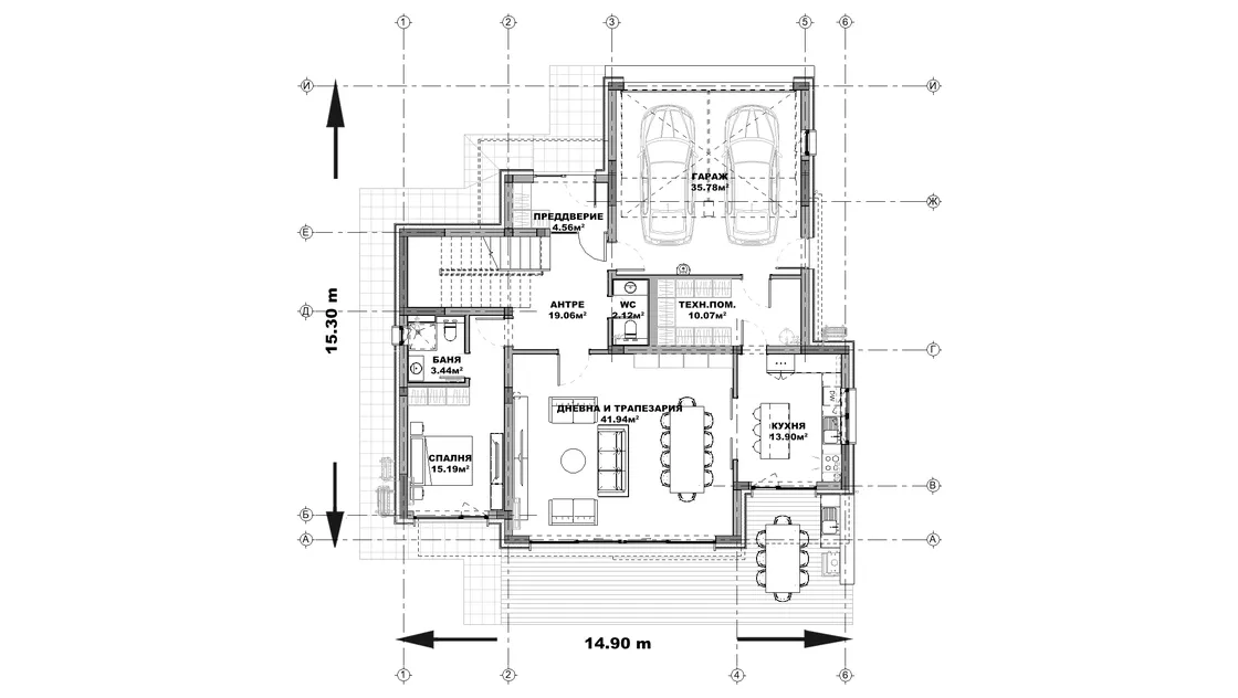 План на първи етаж