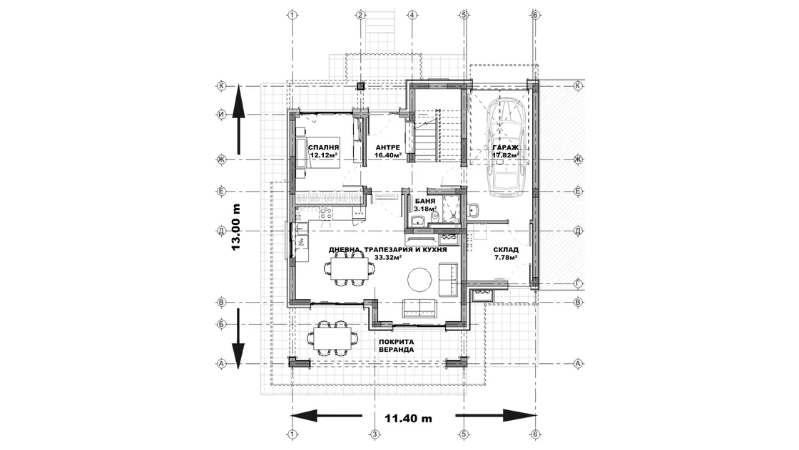 План на първи етаж