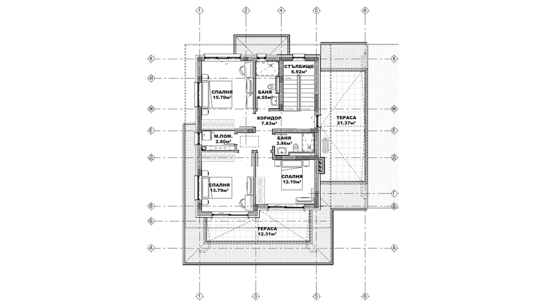 План на втори етаж
