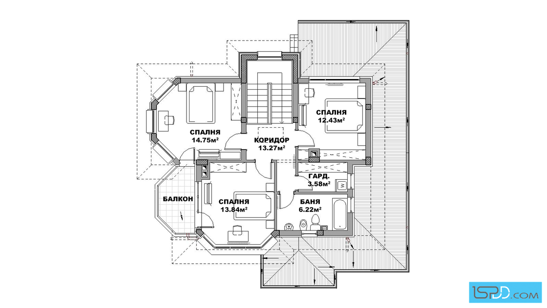 План на втори етаж