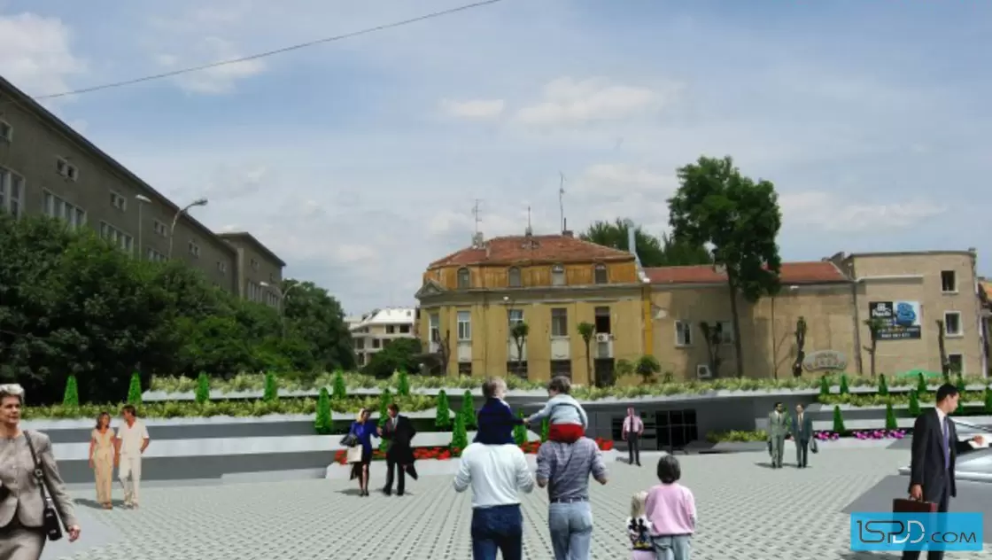 Подземен паркинг и площадно пространство