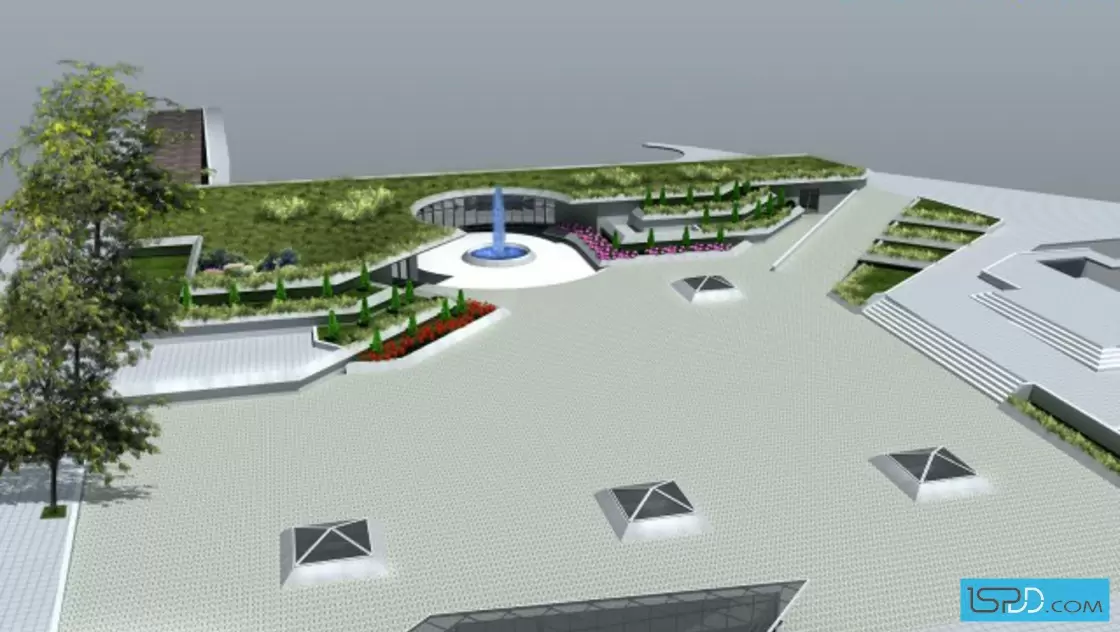 Подземен паркинг и площадно пространство