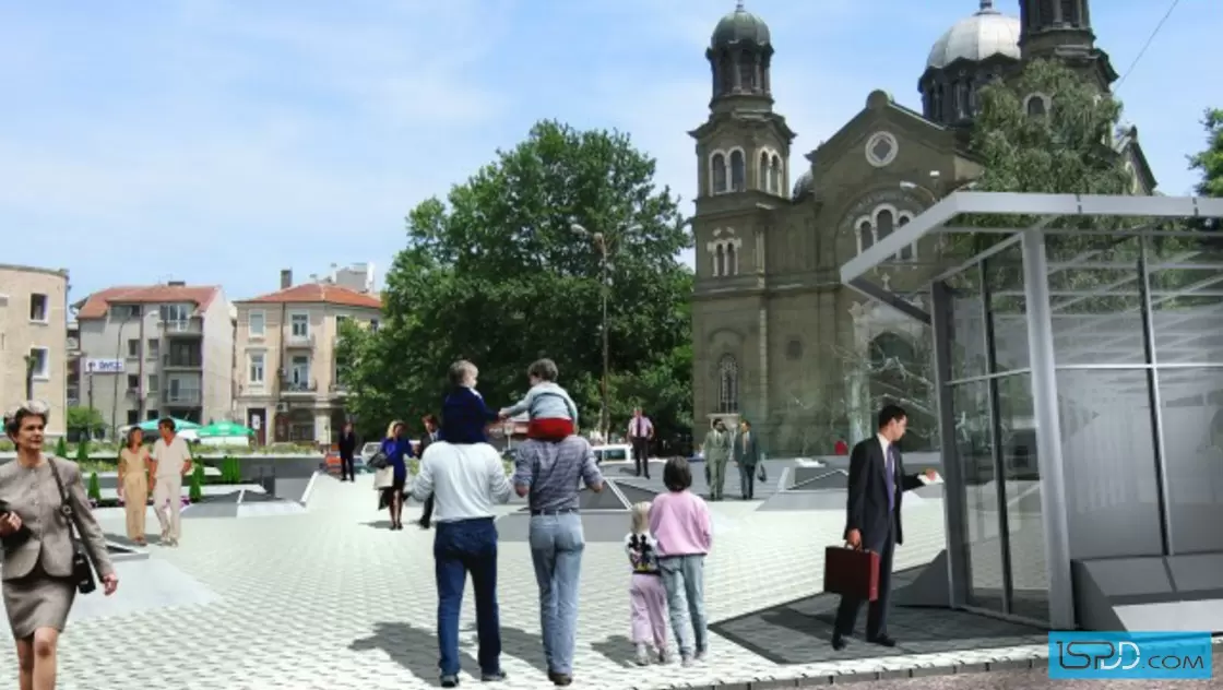 Подземен паркинг и площадно пространство