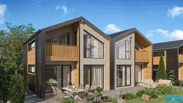 Проект на двуфамилна къща в гр. София