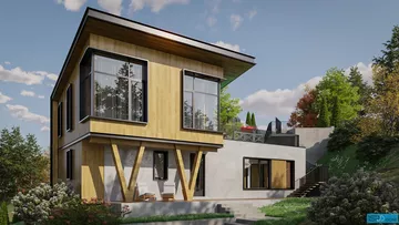 Проект на къща в с. Владая