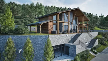 Проект на къща в с. Лобош