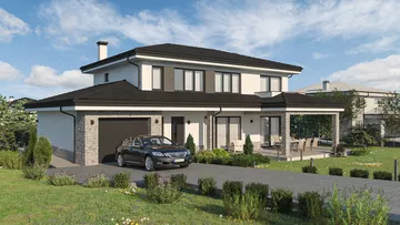 Проект на къща в с. Бистрица