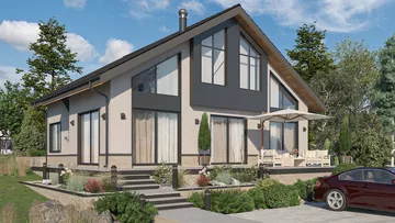 Проект на къща в с. Долна Диканя