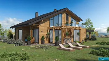 Проект на къща в с. Вакарел