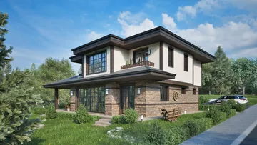 Проект на къща във в.з. Ярема