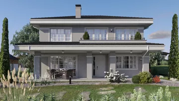Проект на къща в гр. Попово