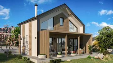 Проект на къща в с. Кошарица