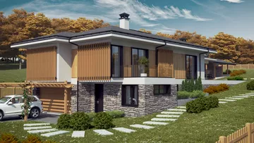 Готов проект на къща D16