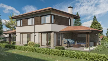 Проект на къща в с. Нови Хан