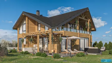 Проект на къща в с. Вакарел