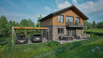 Проект на къща в с. Герман