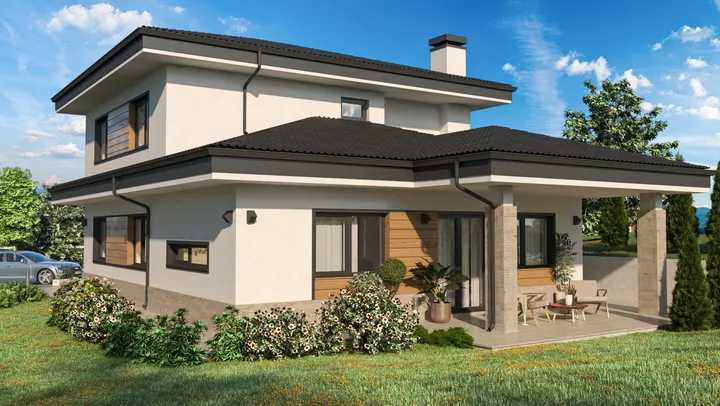 Проект на къща в с. Пауново