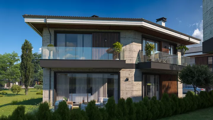 Проект на къща в м. Косанин дол, гр. София