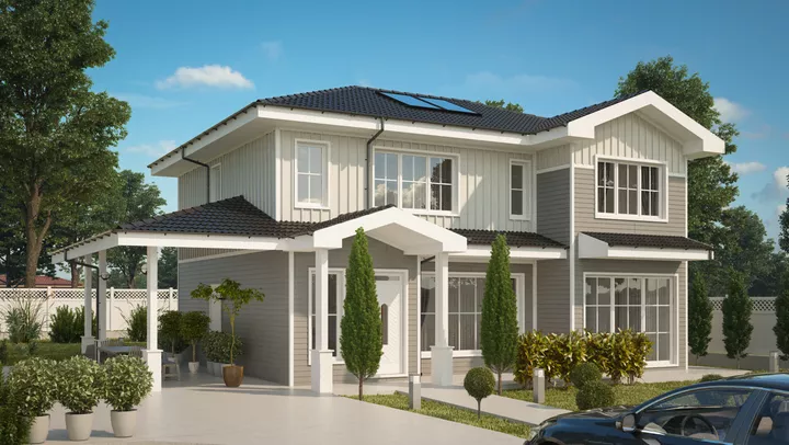 Проект на къща в гр. Нови Искър