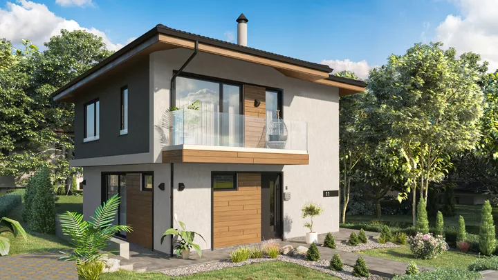 Проект на къща в с. Рударци