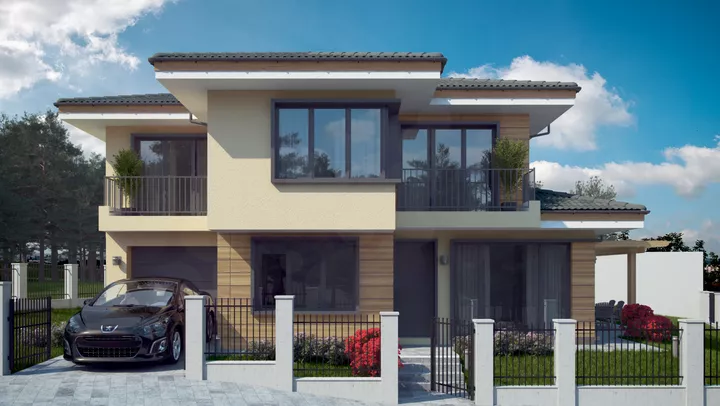 Проект на къща в с. Езерче