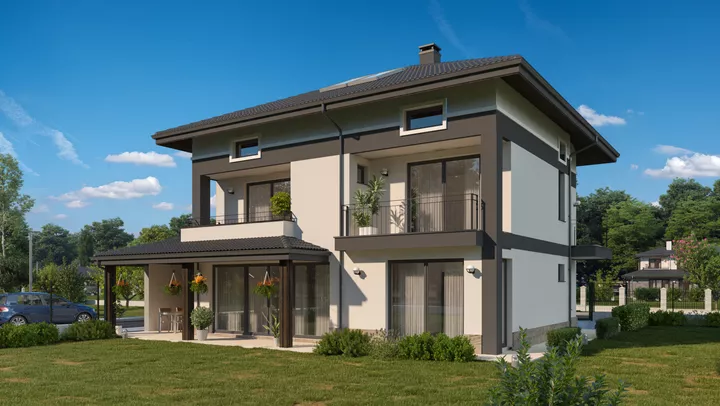 Проект на къща в с. Мрамор