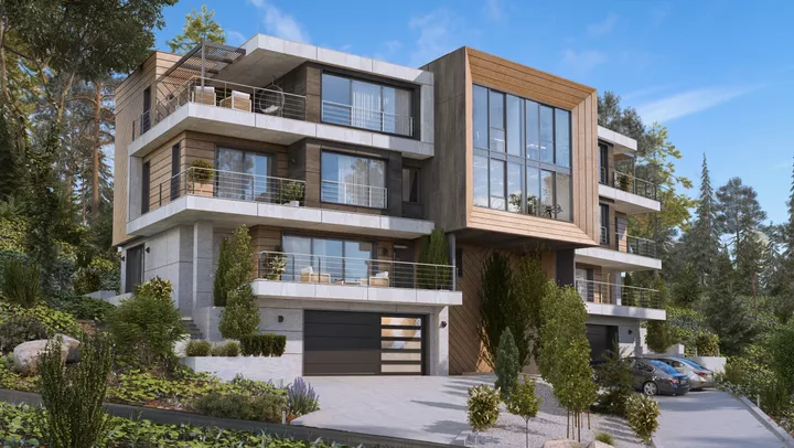 Двуфамилна сградав в с. Лозен