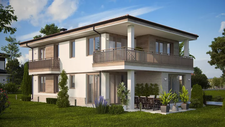 Проект на къща в с. Долно Камарци