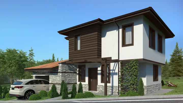 Проект на къща в гр. Правец