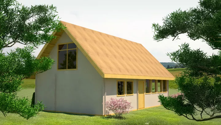 Проект 20 - Дървена слобяема къща
