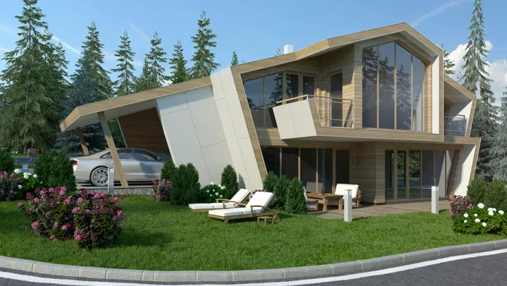 Проект на къща в гр. Вайдринг