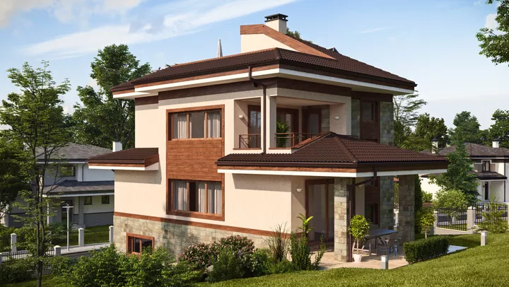 Проект на къща в с. Бистрица