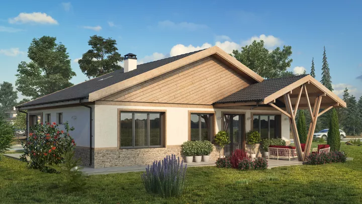 Проект на къща в с. Негован