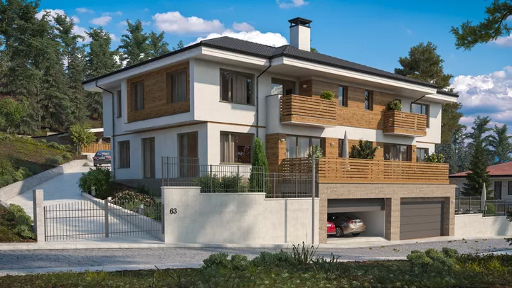 Проект на къща в с. Лозен