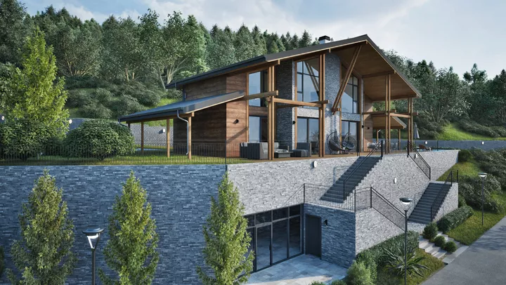 Проект на къща в с. Лобош