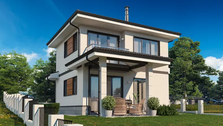 Проект на къща в с. Томпсън