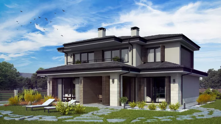 Проект на къща в гр. Мартен