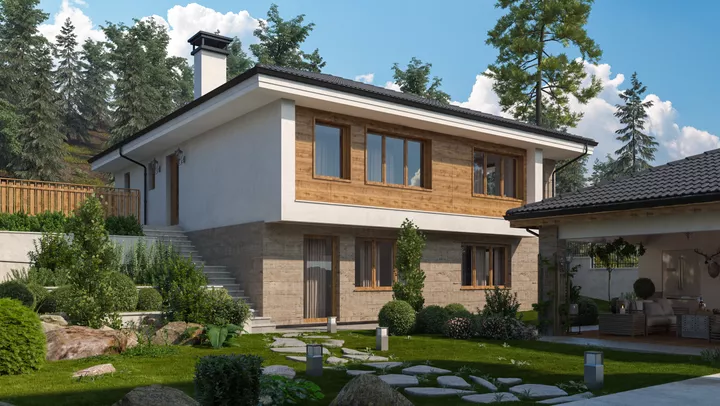 Проект на къща в с. Лозен