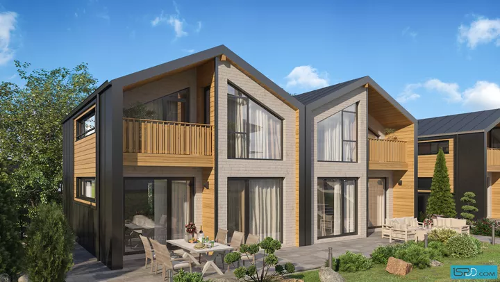 Проект на двуфамилна къща в гр. София